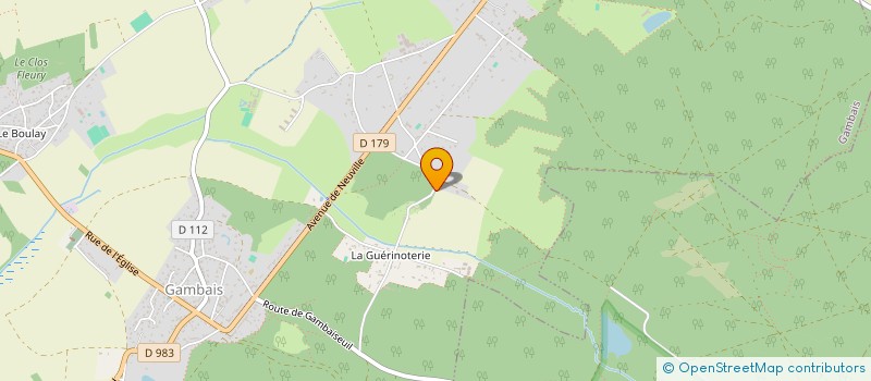 localisation de l'entreprise SOCIETE CIVILE IMMOBILIERE JOV  GAMBAIS