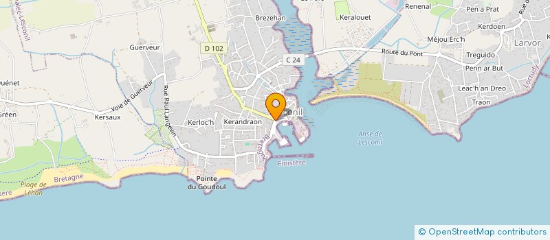 localisation de l'entreprise SOCIETE CIVILE IMMOBILIERE JOY  PLOBANNALEC-LESCONIL