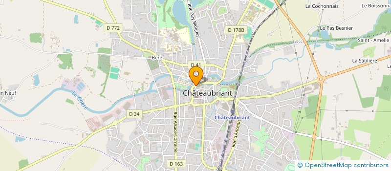 localisation de l'entreprise SOCIETE CIVILE IMMOBILIERE JP 10  CHATEAUBRIANT