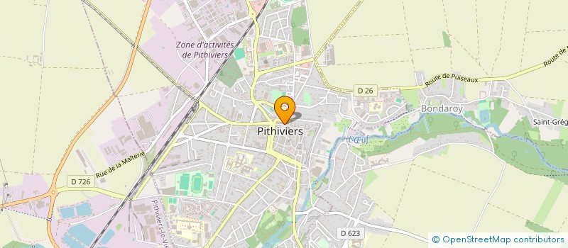 localisation de l'entreprise SOCIETE CIVILE IMMOBILIERE JP&H  PITHIVIERS
