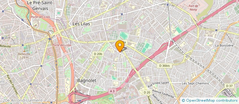 localisation de l'entreprise SOCIETE CIVILE IMMOBILIERE JPMG à BAGNOLET