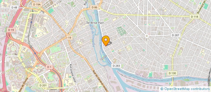 localisation de l'entreprise SOCIETE CIVILE IMMOBILIERE JPV à SAINT-MAUR-DES-FOSSES