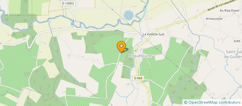 localisation de l'entreprise SOCIETE CIVILE IMMOBILIERE JS DE ST EMILION  ROQUEBRUNE