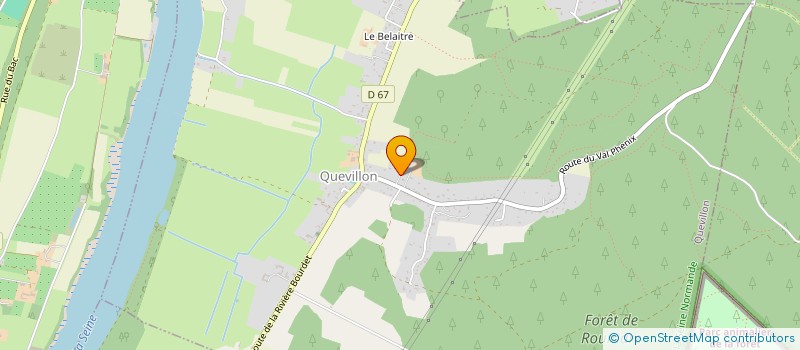 localisation de l'entreprise SOCIETE CIVILE IMMOBILIERE JSD  QUEVILLON