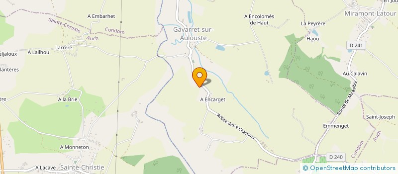 localisation de l'entreprise SOCIETE CIVILE IMMOBILIERE JSF-MEL  SAINTE-CHRISTIE