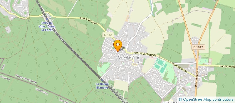 localisation de l'entreprise SOCIETE CIVILE IMMOBILIERE JUJUBIER  ORRY-LA-VILLE