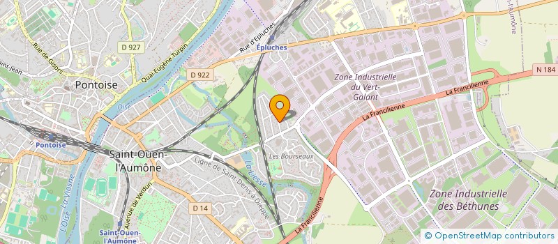 localisation de l'entreprise SOCIETE CIVILE IMMOBILIERE JULES VERNE  SAINT-OUEN-L'AUMONE