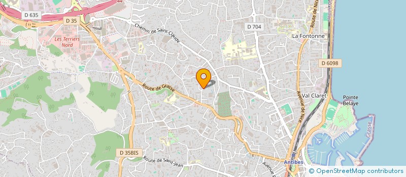 localisation de l'entreprise SOCIETE CIVILE IMMOBILIERE JULIEN à ANTIBES