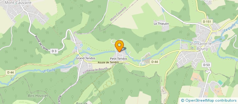 localisation de l'entreprise SOCIETE CIVILE IMMOBILIERE JULIEN GUILLAUME  FONTAINE-LE-BOURG