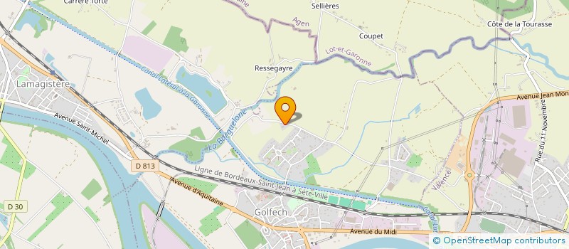 localisation de l'entreprise SOCIETE CIVILE IMMOBILIERE JULIEN - MELANIE - MANON  GOLFECH