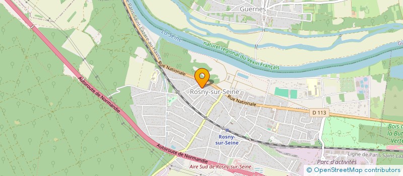 localisation de l'entreprise SOCIETE CIVILE IMMOBILIERE JUNI PRE  ROSNY-SUR-SEINE