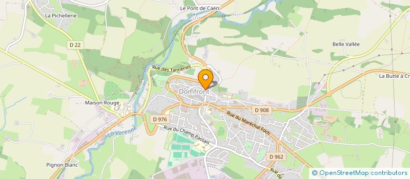 localisation de l'entreprise SOCIETE CIVILE IMMOBILIERE JUSTICIA ET PAR ABREVIATION SCI JUSTICIA à DOMFRONT-EN-POIRAIE