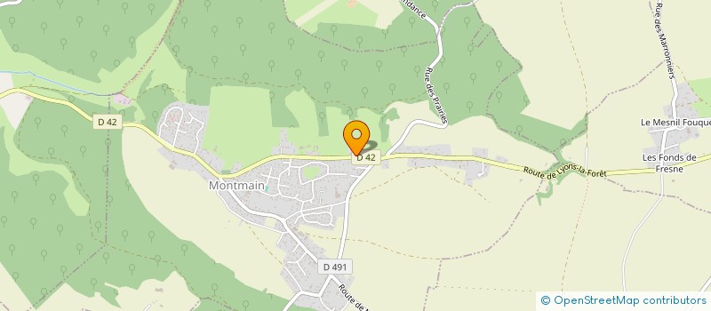 localisation de l'entreprise SOCIETE CIVILE IMMOBILIERE JUSTIN-IMMO  MONTMAIN