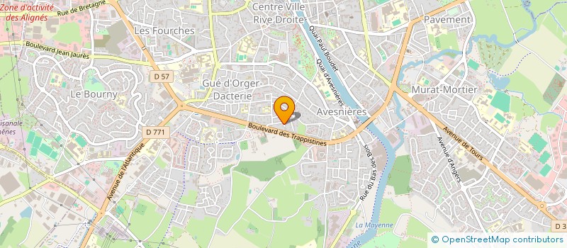 localisation de l'entreprise SOCIETE CIVILE IMMOBILIERE JUSY à LAVAL