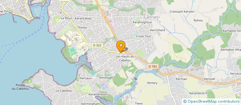 localisation de l'entreprise SOCIETE CIVILE IMMOBILIERE JYM  CONCARNEAU