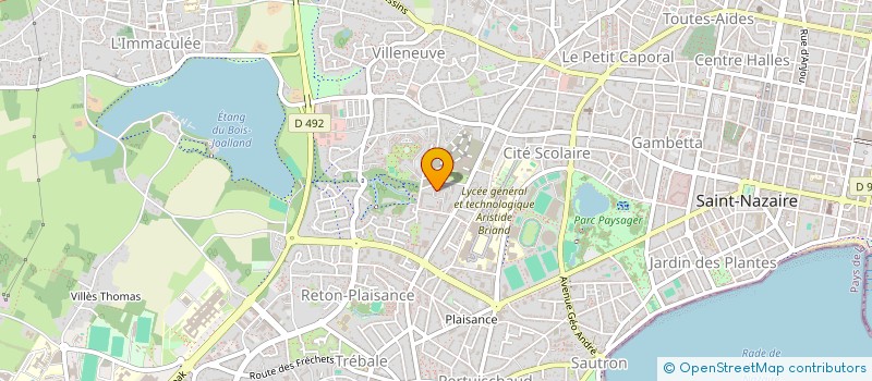 localisation de l'entreprise SOCIETE CIVILE IMMOBILIERE K-C-A-IMMO  SAINT-NAZAIRE