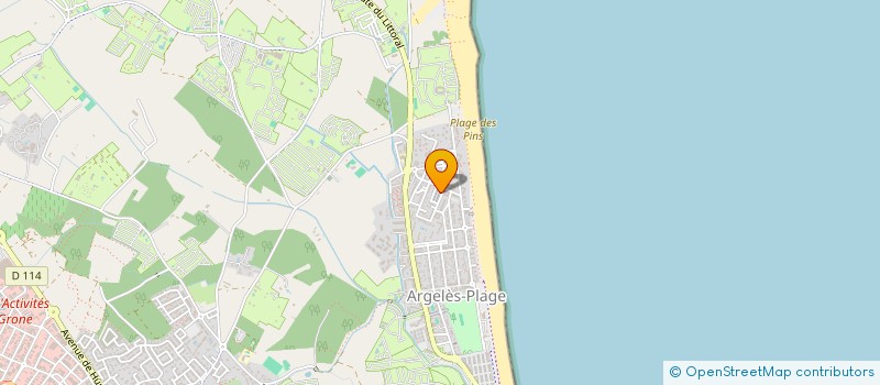 localisation de l'entreprise SOCIETE CIVILE IMMOBILIERE K Y à ARGELES-SUR-MER