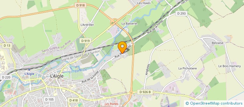 localisation de l'entreprise SOCIETE CIVILE IMMOBILIERE KA-SA-BAH-1 à SAINT-SULPICE-SUR-RISLE