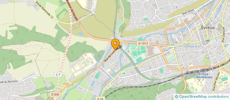 localisation de l'entreprise SOCIETE CIVILE IMMOBILIERE KABUKA  EVREUX