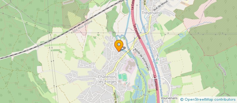 localisation de l'entreprise SOCIETE CIVILE IMMOBILIERE KAMY  CHATENOIS-LES-FORGES