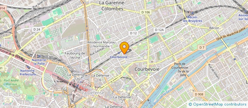 localisation de l'entreprise SOCIETE CIVILE IMMOBILIERE KANZA à COURBEVOIE