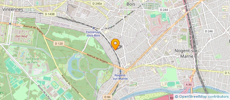 localisation de l'entreprise SOCIETE CIVILE IMMOBILIERE KARIMMOTHE à NOGENT-SUR-MARNE