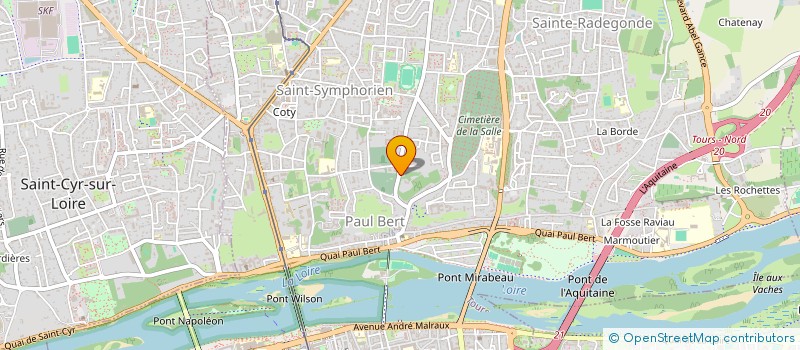 localisation de l'entreprise SOCIETE CIVILE IMMOBILIERE KARIN  TOURS