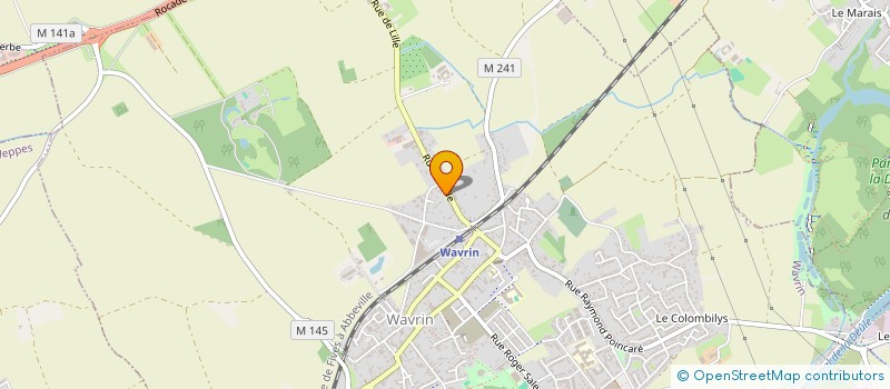 localisation de l'entreprise SOCIETE CIVILE IMMOBILIERE KASIA KUZH-HEOL  WAVRIN