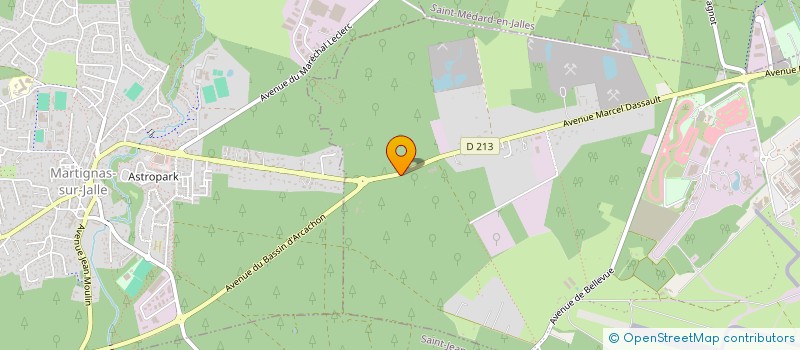 localisation de l'entreprise SOCIETE CIVILE IMMOBILIERE KAT KAT  MERIGNAC