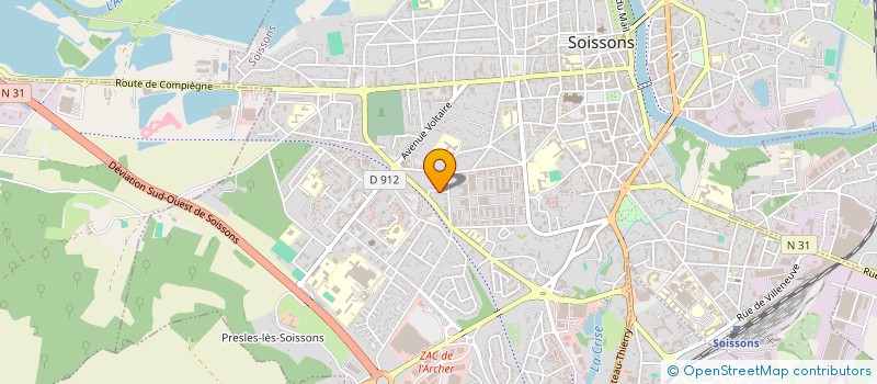 localisation de l'entreprise SOCIETE CIVILE IMMOBILIERE KATCHACO à SOISSONS
