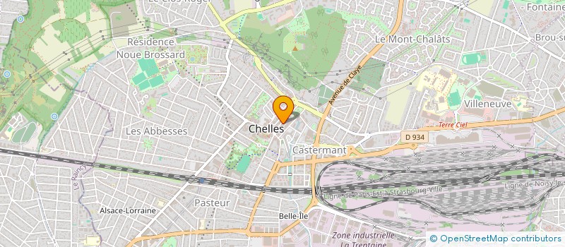 localisation de l'entreprise SOCIETE CIVILE IMMOBILIERE KENZOE IMMOBILIER  CHELLES