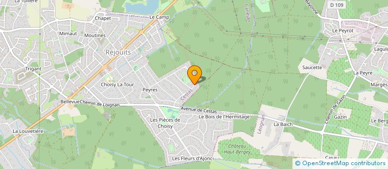 localisation de l'entreprise SOCIETE CIVILE IMMOBILIERE KER HAEIN EN ABREGE SCI KER HAEIN  CESTAS