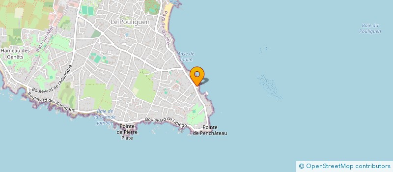 localisation de l'entreprise SOCIETE CIVILE IMMOBILIERE KER VALENTIN  LE POULIGUEN