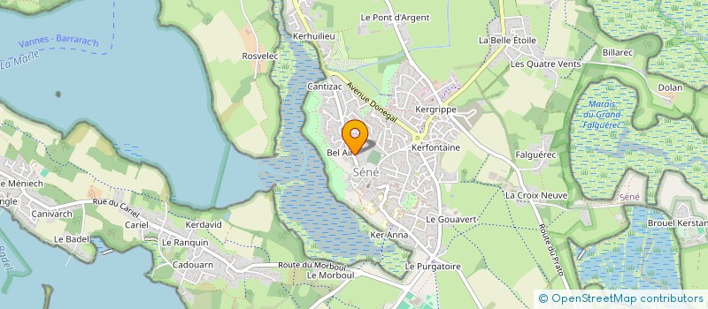 localisation de l'entreprise SOCIETE CIVILE IMMOBILIERE KERAUDRAIN  SENE