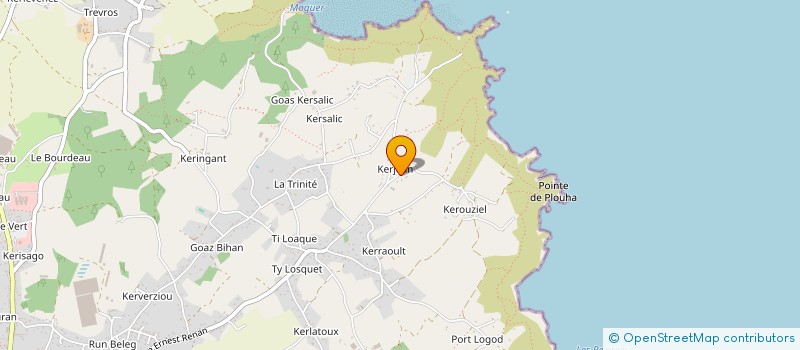 localisation de l'entreprise SOCIETE CIVILE IMMOBILIERE KERERO  PLOUHA