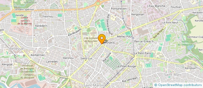 localisation de l'entreprise SOCIETE CIVILE IMMOBILIERE KERIC'H  BREST