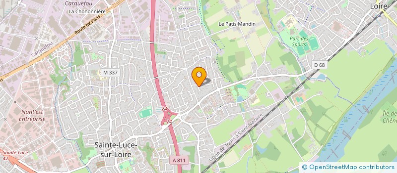 localisation de l'entreprise SOCIETE CIVILE IMMOBILIERE KEROUANTON BK  SAINTE-LUCE-SUR-LOIRE