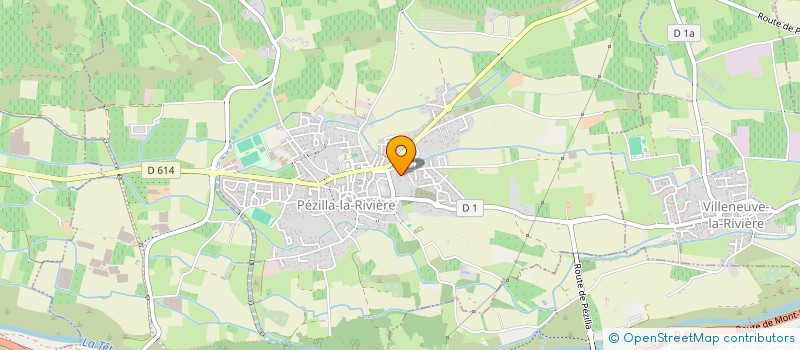 localisation de l'entreprise SOCIETE CIVILE IMMOBILIERE KI DI & CO  PEZILLA-LA-RIVIERE