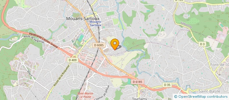 localisation de l'entreprise SOCIETE CIVILE IMMOBILIERE KIZO à MOUANS-SARTOUX