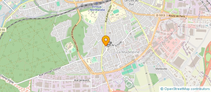 localisation de l'entreprise SOCIETE CIVILE IMMOBILIERE KL ANAE  EVREUX