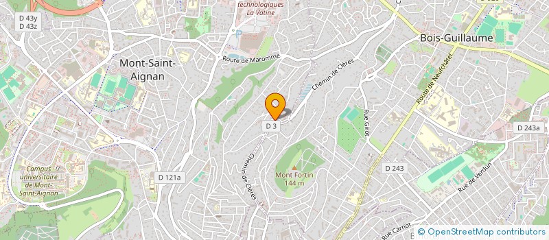 localisation de l'entreprise SOCIETE CIVILE IMMOBILIERE KLM  MONT-SAINT-AIGNAN