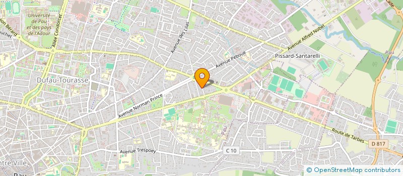 localisation de l'entreprise SOCIETE CIVILE IMMOBILIERE KLU à PAU