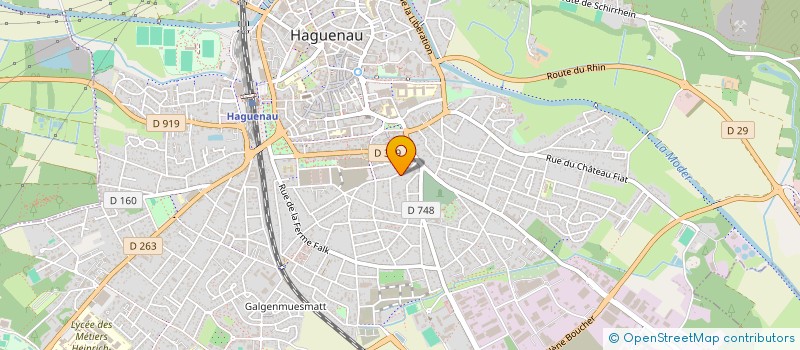 localisation de l'entreprise SOCIETE CIVILE IMMOBILIERE KMA  HAGUENAU