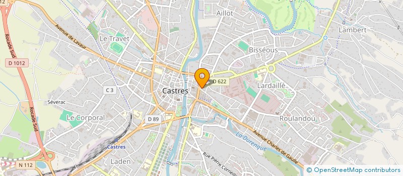 localisation de l'entreprise SOCIETE CIVILE IMMOBILIERE KOLT  CASTRES