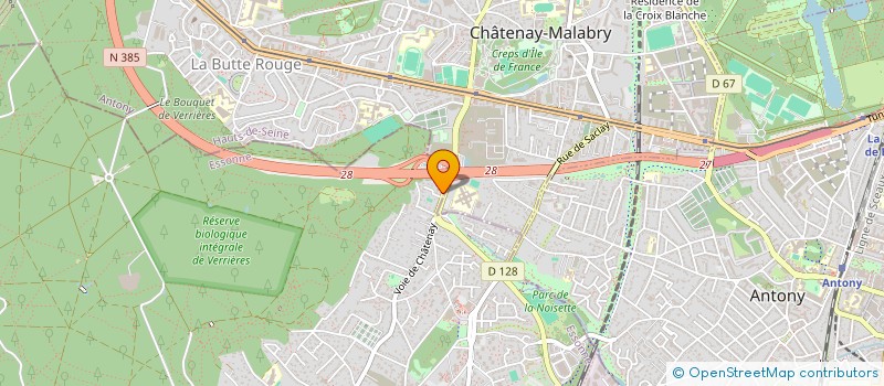localisation de l'entreprise SOCIETE CIVILE IMMOBILIERE KS CHATENAY à VERRIERES LE BUISSON