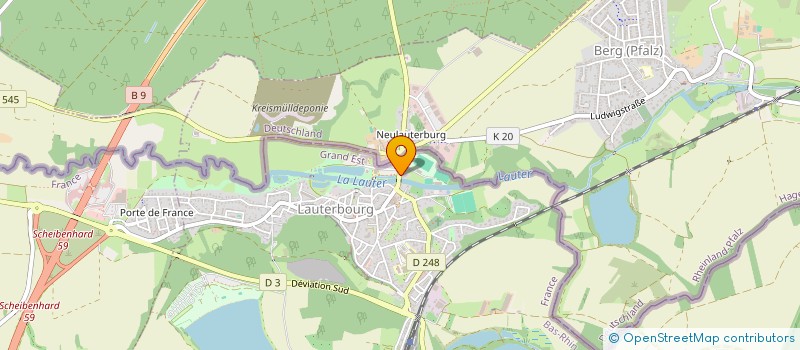 localisation de l'entreprise SOCIETE CIVILE IMMOBILIERE KUPRIANOFF  LAUTERBOURG