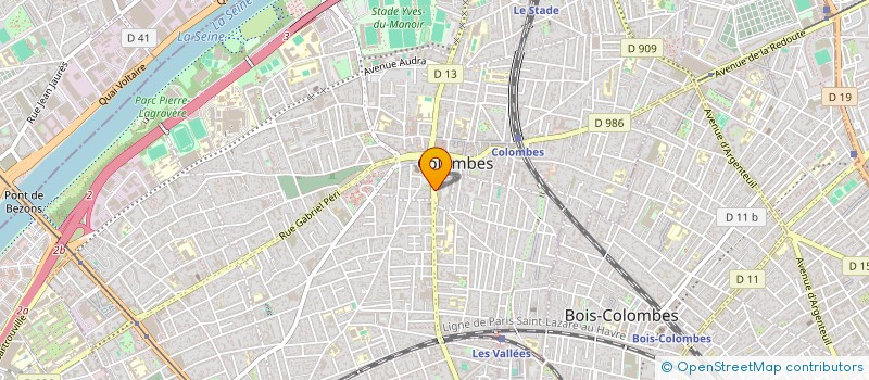localisation de l'entreprise SOCIETE CIVILE IMMOBILIERE L.A.M à COLOMBES