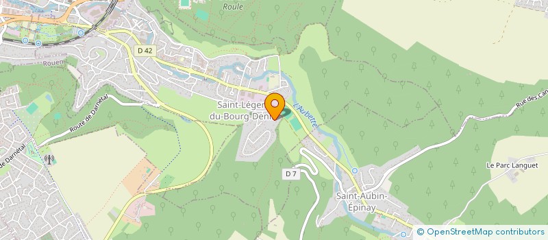 localisation de l'entreprise SOCIETE CIVILE IMMOBILIERE L.A.S.S.  SAINT-LEGER-DU-BOURG-DENIS