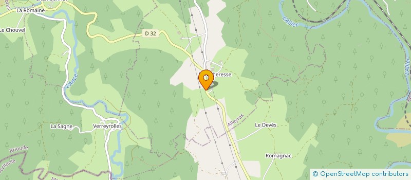 localisation de l'entreprise SOCIETE CIVILE IMMOBILIERE L'ABRI DES LUTINS  SAINT PRIVAT D'ALLIER