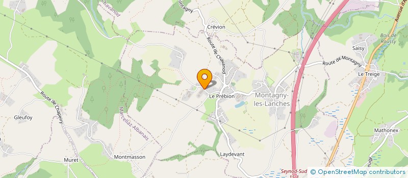 localisation de l'entreprise SOCIETE CIVILE IMMOBILIERE L' ANCOLIE DES ALPES  MONTAGNY-LES-LANCHES